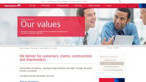 Bank of America, Mission, Vision, Values, Company Culture